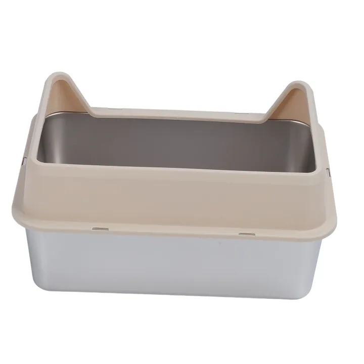 Stainless%20Steel%20Cat%20Litter%20Box%20Easy%20To%20Clean%20Odor%20Blocking%20Large%20Kitty%20Litter%20Box%20with%20Scoop%20for%20Big%20Cats%20-%20Image%203
