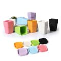 1 pices Flower Pots Square Planters Pot Trays Plastic Pots Creative Small Square Pots For Succulent Plants Garden Decor.