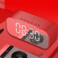 yAyusi S5 Bluetooth Speaker Mini Home Alarm Clock Wireless Mobile Phone Speaker Holiday Personal Gifts. 