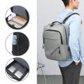 Printable logo 2023 new rechargeable business backpack 17 inch laptop backpack men's and women's casual bag.