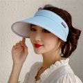 Women Summer Hat Multicolor Beach Hat Sun Visor Wide-brimmed Hat Adjustable UV Protection.