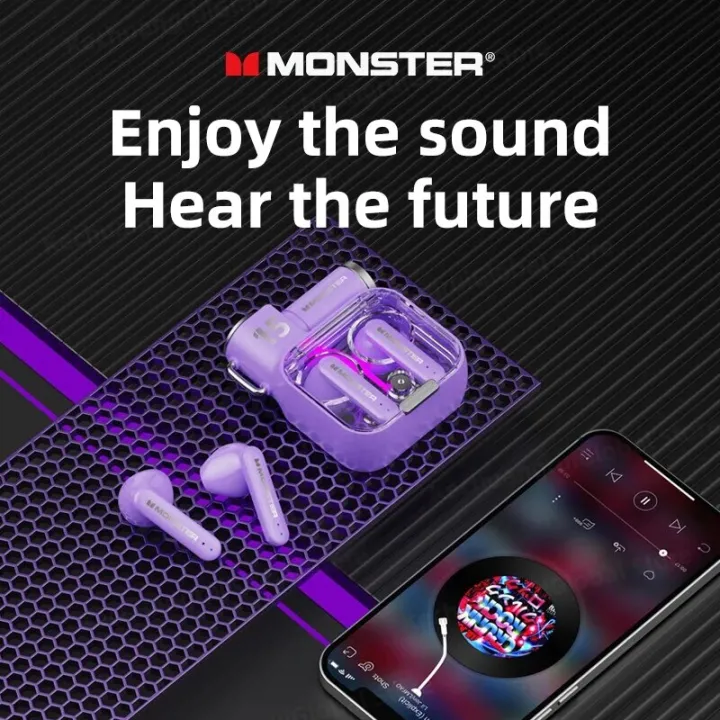 Original%20Monster%20XKT15%20Wireless%20Bluetooth%205.3%20Earphones%20TWS%20Gaming%20Headphones%20Hifi%20stereo%20Headset%20Long%20standby%20Sports%20Earbuds%20-%20Image%205