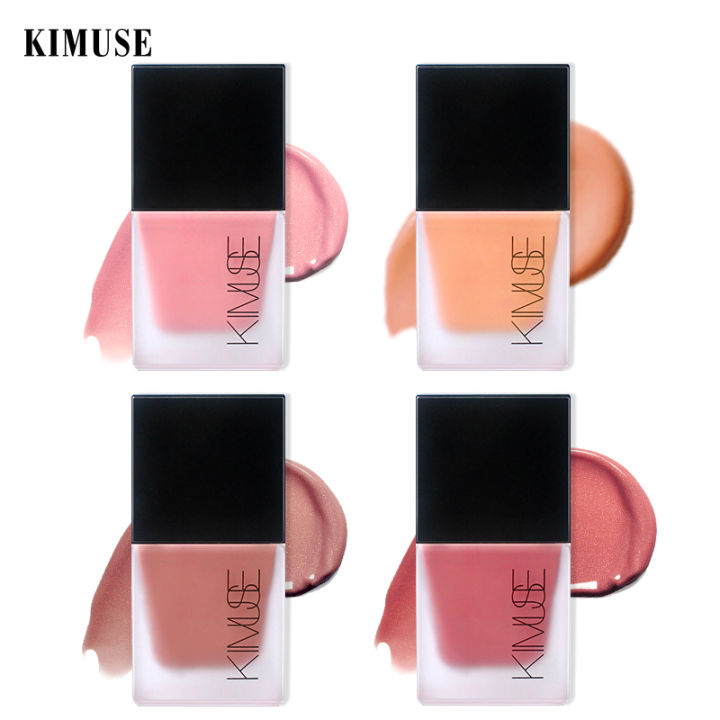 Liquid Blush Face Makeup Milk Tea Peach Pink Blush Long-lasting Matte Natural Cheek Contour Brightens Blusher Korean Cosmetics