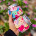 Multi Color Elastic Girls Hair Tie With Box. 