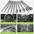 Rotary File, Wide Usage 10 Pcs Rotary Tool for Non Metallic Material. 
