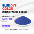 Blue Fabric Dye Color - Premium Blue Color for Clothes & Textiles. 