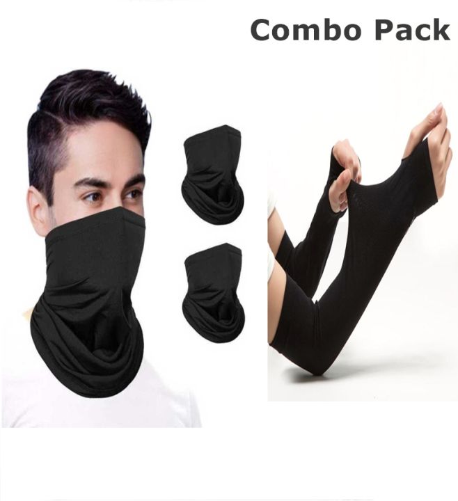 Half Face Handkerchief & Hand Gloves