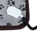 Bite Resistant Pet Heating Pad Adjustable Temp Waterproof Bite Resistant Warm Electric Heated Pet Mat for Dogs Cats AU Plug 220V.