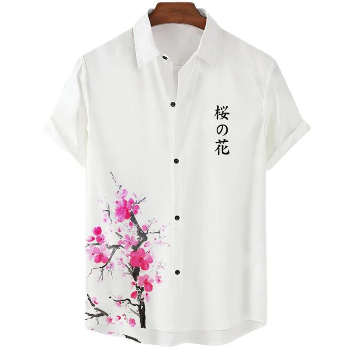 2022%20Flower%20Shirt%20Hawaiian%20Shirt%20Men%20Clothes%20Loose%20Breathable%20Men's%20Shirts%20Summer%20Male%20Shirt%20Street%20Casual%20Short%20Sleeve%20Tops%205xl%20-%20Image%206