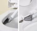 Silicone Bathroom Brush Toilet Cleaner With Holder Set Wc Borstel. 