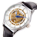 BALEITE Barrett Automatic Hollow Tourbillon Mechanical Watch Men's Business Leather Student Sports Fashion Watch. 