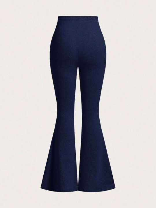Fashion Trend Soft Stylish Fish Cut lady's plazzo For ladies and Women & Girls Rib Cotton Fabrics Soft & Comfortable