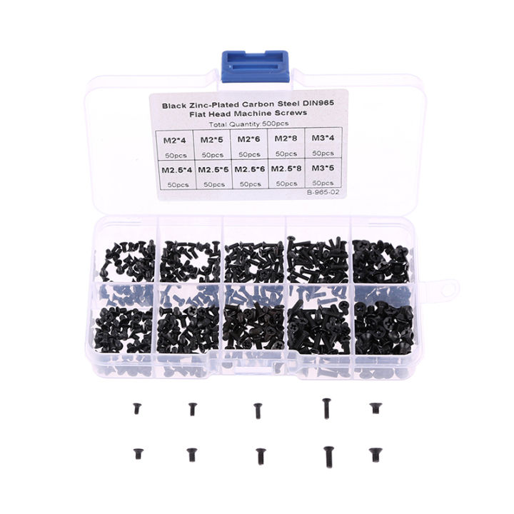 500PCS%20M2%20M3%20Flat%20Head%20Screw%20Set%20Accessories%20for%20Machine%20Laptop%20Drive%20Repair%20Sunlight%20Mall%20-%20Image%204