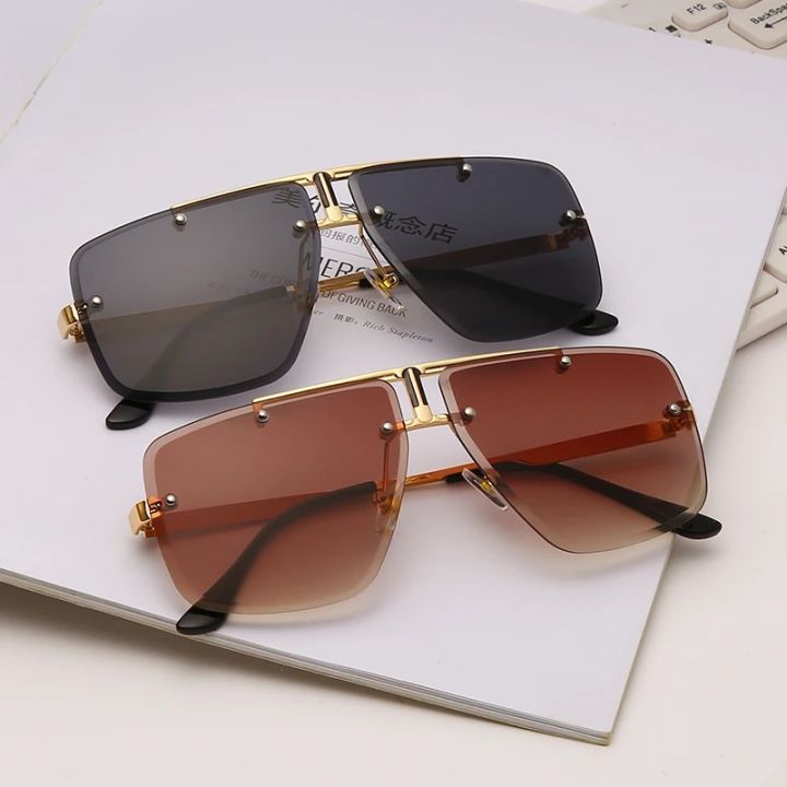 Brand%20Design%20Men%20Rimless%20Sunglasses%20Vintage%20Male%20Square%20Sun%20Glasses%20Luxury%20Sunglass%20UV400%20Shades%20Eyewear%20gafas%20de%20sol%20hombre%20-%20Image%203
