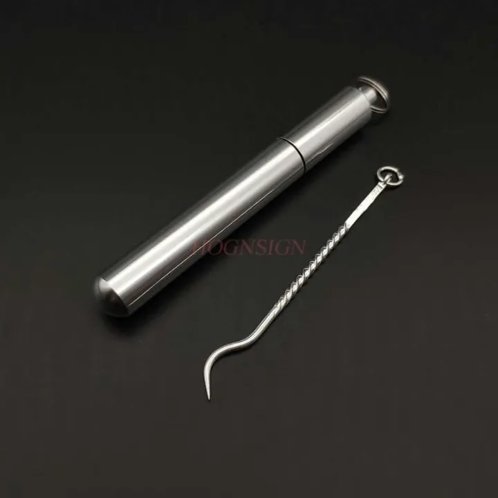 %E3%80%90Daily%20Necessities%20For%20Anyone%20Store%E3%80%91990%20Pure%20Sterling%20Silver%20Toothpick%20Hook%20Portable%20Portable%20Tick%20Artifact%20Silver%20Syringe%20Box%20Cleaning%20Tool%20Sale%20-%20Image%203