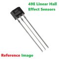 A CLASS 49E Hall Sensor S49E OH49E SS49E Linear Hall Effect Sensors TO-92 3 Pins Leads Sensor Element Switch Hall Sensor 49E.