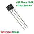A CLASS 49E Hall Sensor S49E OH49E SS49E Linear Hall Effect Sensors TO-92 3 Pins Leads Sensor Element Switch Hall Sensor 49E. 