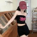 Calolay Sweet Hot Girl Hollow Heart Short SleeveTT-shirt Women's2022Summer New Korean Style Mid-Length Loose Top.