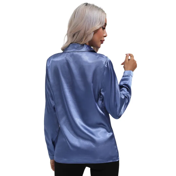 Satin%20Silk%20Button%20Down%20Shirts%20for%20Women%20Dress%20Shirts%20Long%20Sleeve%20Blouses%20Female%20Shirts%20-%20Image%204
