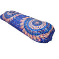 Side pillow cover Kol balish cover Kolbalish cover Cotton cover Cotton side pillow cover round 34 and long 39 inch standard size Check pattern 1pcs. 