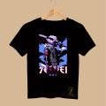 Half Sleeve Naruto Printed jersey T-shirt For Women.