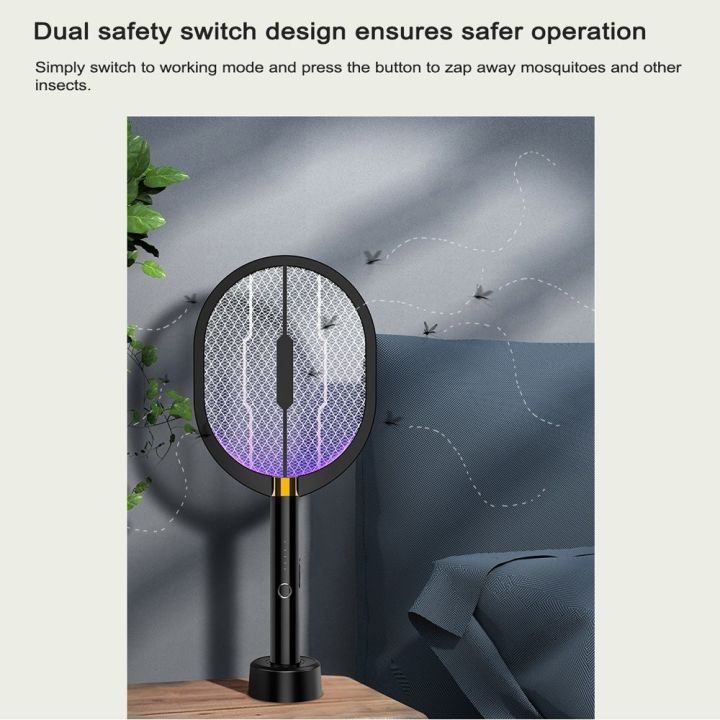 USB%20Rechargeable%20Electric%20Mosquito%20Swatter%20Household%20Mosquito%20Swatter%20Handheld/Vertical/Wall-mounted%203-in-1%20Electric%20Mosquito%20Swatter%20Purple%20Light%20Mosquito%20Swatter%20-%20Image%204