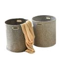 Cross-border felt debris storage bucket dirty clothes storage basket thickened dirty clothes basket children's toy storage bucket.