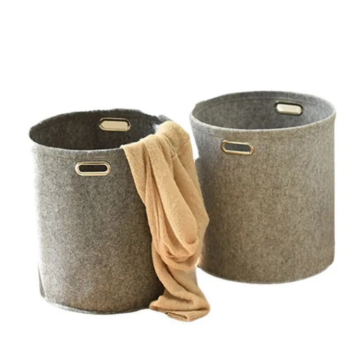 Cross-border%20felt%20debris%20storage%20bucket%20dirty%20clothes%20storage%20basket%20thickened%20dirty%20clothes%20basket%20children's%20toy%20storage%20bucket%20-%20Image%205