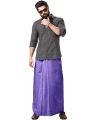 AMANAT SHAH LUNGI FOR MEN - ONE COLOR - LINEN STITCHED LUNGI (5 HAND). 