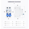 Solar Mini Circuit Breaker DC MCB Circuit Breaker, 63A. 