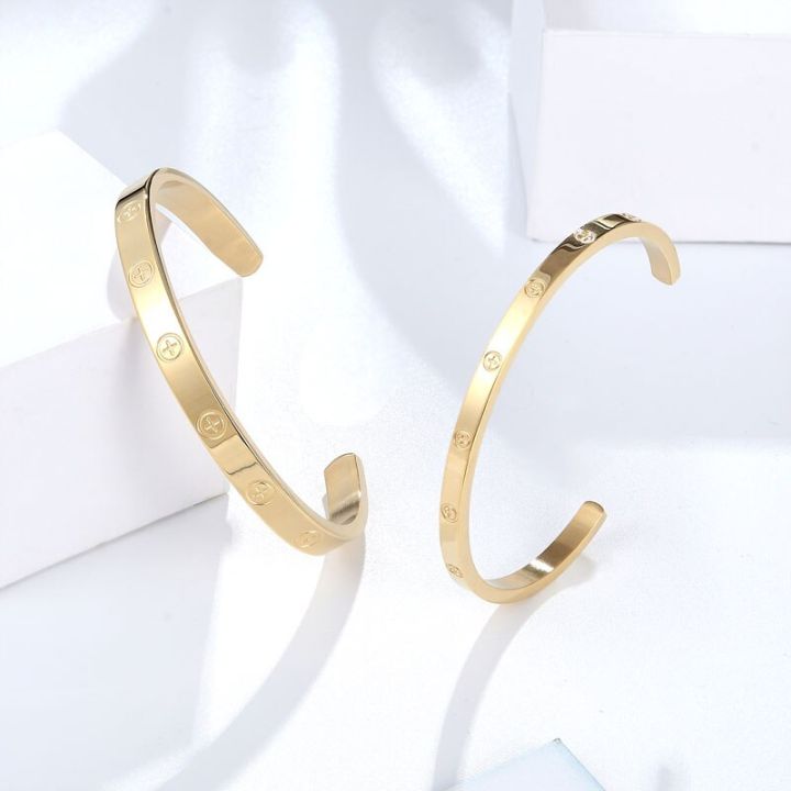 High%20Quality%20Three%20Size%20Open%20Bracelet%20Bangle%20Cross%20Stainless%20Steel%20Love%20Brand%20Bangle%20For%20Women%20Man%20Screw%20Jewelry%20Couple%20Gift%20-%20Image%204