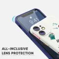 ZCSIBORUI for iPhone 14 Pro Max Marvel Superhero Square Edge Pattern Design Liquid Silicone Shockproof Phone Cases. 