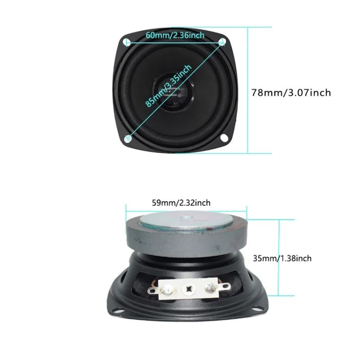 2%20Pcs%203%20Inch%2078%20MM%20Full%20Range%20Audio%20Speakers%208%20Ohm%2020W%20Bubble%20Edge%2060%20Magnetic%20Smart%20Bluetooth%20Speaker%20DIY%20Home%20Sound%20Stereo%20-%20Image%206