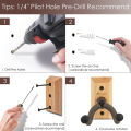 Muspor Guitar Hanger Wall Mount With 5 Picks Acoustic Electric Bass Guitar Wall Hook Hanger Accessories For Bass Ukulele.