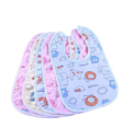 3 Pieces Soft Cotton Fast Dry-Premium, Waterproof, Double Layer Protection, Daily Use, Elegant and Stylish Bibs for Baby-Multicolor.