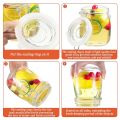30 Pieces Silicone Jar Gaskets Replacement Silicone Jar Seals Airtight Silicone Gasket Sealing Rings Leak Proof.