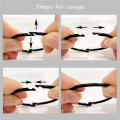 Shower Curtain Rings Hooks Rust Proof Hooks Anti-Drop Round Shower Rings, for Curtain,Gold. 