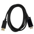4K2K Dp Male to Hdmi Male cable 1.8M-Black - Hdmi Cable. 