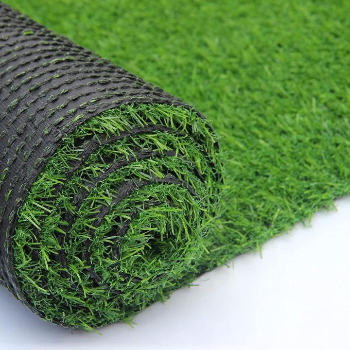 Polyvinyl Chloride-PVC Artificial Grass Carpet (2 x 1.16) Ft/(24 x 14) Inch, Synthetic Turf Grass Carpet/Doormat