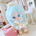 20cm Cotton Doll Blue Hair Baby Friends Idol Star Dolls Cute Stuffed Plush Toys Doll Plushies Toys Fans Collection Gifts Luhuai CVC. 