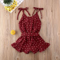 New ummer Toddler Kid Baby Girl Floral Print Bohemian Holiday trappy Romper Bodyuit Jumpuit Clothe Outfit.