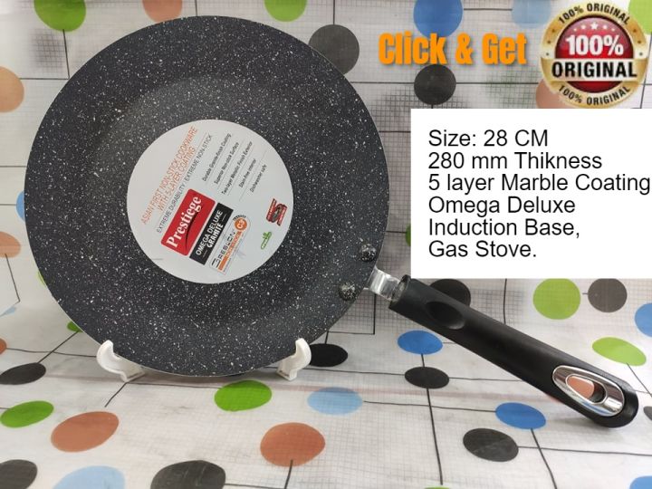 Prestidge%20ruti%20tawa%2026%20-%2028Cm%205%20layer%20Marble%20Coating%20granite%20non%20Stick%20Cookware%20Roti%20%20Dosa%20Tawa%20280%20MM%20Steel%20usable%20for%20gas,%20not%20induction%20-%20Black%20-%20Image%204