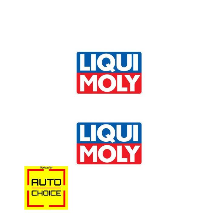 LIQUI MOLY LOGO STICKER FOR BIKES, CARS HELMETS, AND LAPTOPS - Car Accessories