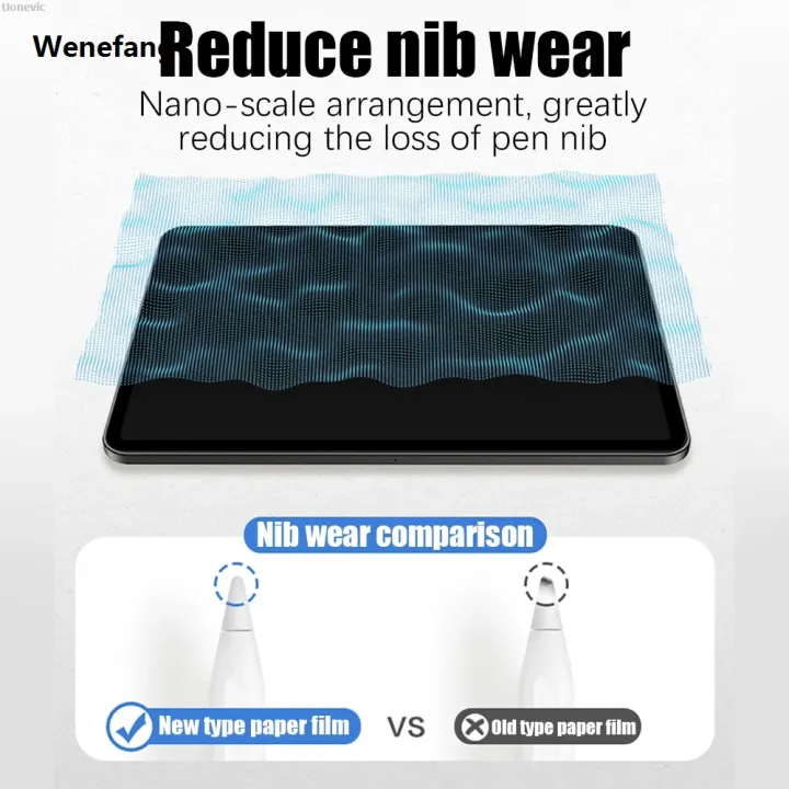 Uonevic%20876B%20Like%20SM-T87-T870%20Galaxy%20For%20Samsung%20Stylish%20(3%20Pack)%20Paper%20Touch%20High%20Quality%20Film%20Tab%20S7%2011%202020%20SM5%20SM-T%20Write%20Screen%20Protector%20on%20Paper%20-%20Image%204