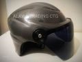 OPEN FACE BIKE HELMET FOR MEN & WOMEN WITH SUN PROTECTION GLASS - BLACK/RED/BLUE/PINK/GREEN/GREY. 