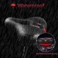 Cycle Seat | Cycle seat Cushion | with Red Reflective Safety Strip Universal Memory Foam Waterproof Breathable Shock Absorbing| Cycle Saddle | Cycle Saddle seat. 
