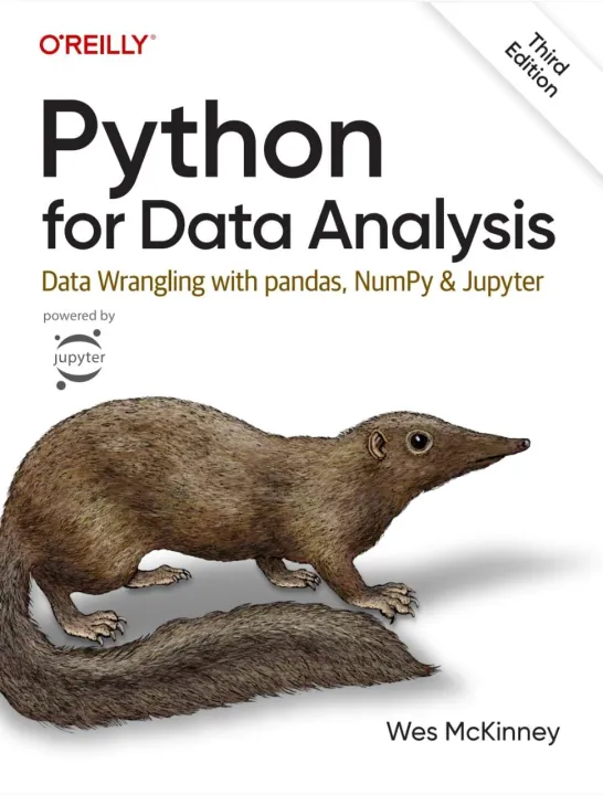 Python for Data Analysis: Data Wrangling with Pandas, NumPy, and IPython Black and white print