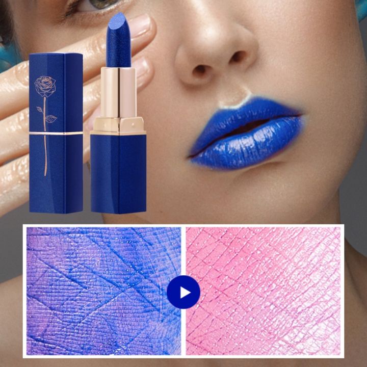 LESSXCOCO%20Blue%20Rose%20Lipstick%20Temperature%20Color%20Changing%20Lip%20Moisturizing%20Balm%20Female%20Makeup%20Sexy%20Lip%20Gloss%20Shiny%20Lipstick%20-%20Image%205