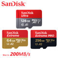 SanDisk Ultra Micro SD Card 16GB 32GB MicroSDHC Memory Card 64GB 128GB 256GB MicroSDXC EXTREME/Extreme PRO V30 U3 4K UHD TF Card.