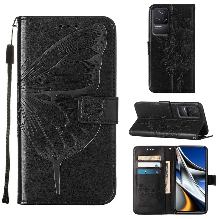 lthmy%20for%20Xiaomi%20Redmi%20K50%20/%20K50%20Pro%20Butterfly%20PU%20Leather%20Flip%20Wallet%20Card%20Slots%20with%20Hand%20Strap%20Stand%20Cover%20case%20-%20Image%202